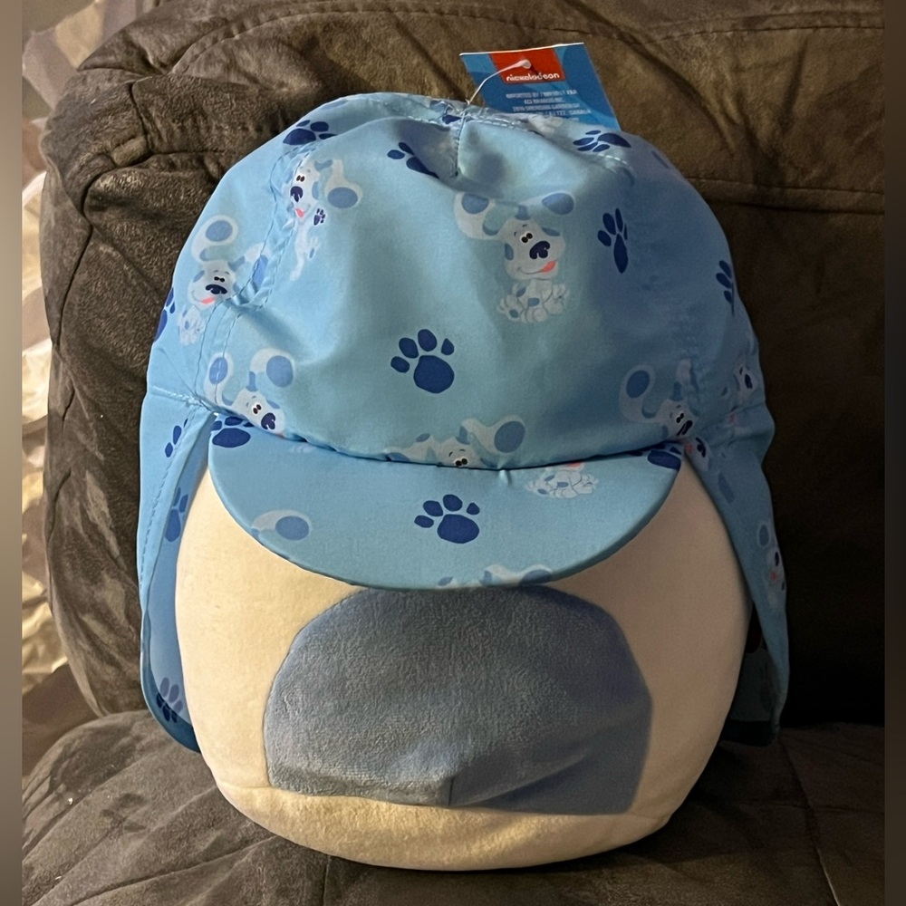 NWT 2-3X Blue’s Clues Boy Girl UV Protection Sun Hat Wide Brim Cap Bucket Hats